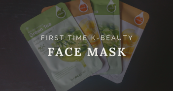 First Time K-Beauty: Face Mask